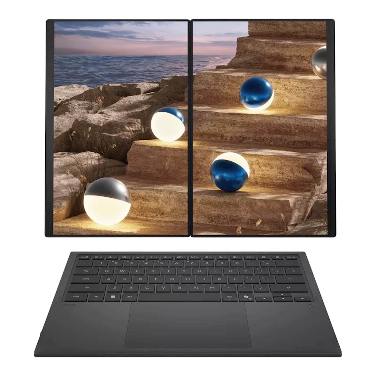 Laptop ASUS Zenbook Duo 14 UX8407AA-SN130X 14"3K OLED TOUCH 144Hz U9-386H 32GB DDR5 s2TB W11p 2Y