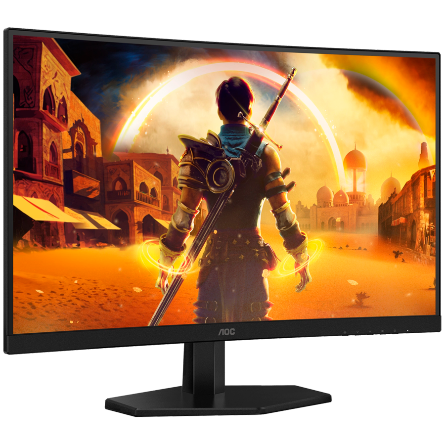 AOC Monitor Gaming C27G42ZE Curved 27", FHD (1920x1080), Fast VA, 1500R, 260Hz (OC), 1ms (GtG), 300 cd/m2, 3000:1, Adaptive Sync, HDR10, 1x HDMI 2.0, 1x DP 1.4