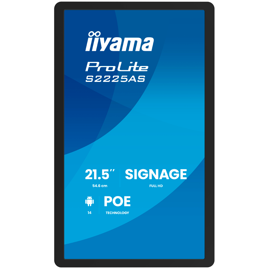 IIYAMA Monitor LED S2225AS-B1P Android Touch