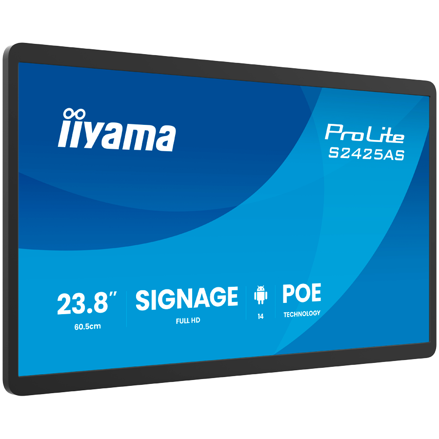 IIYAMA Monitor LED S2425AS-B1P Android Touch