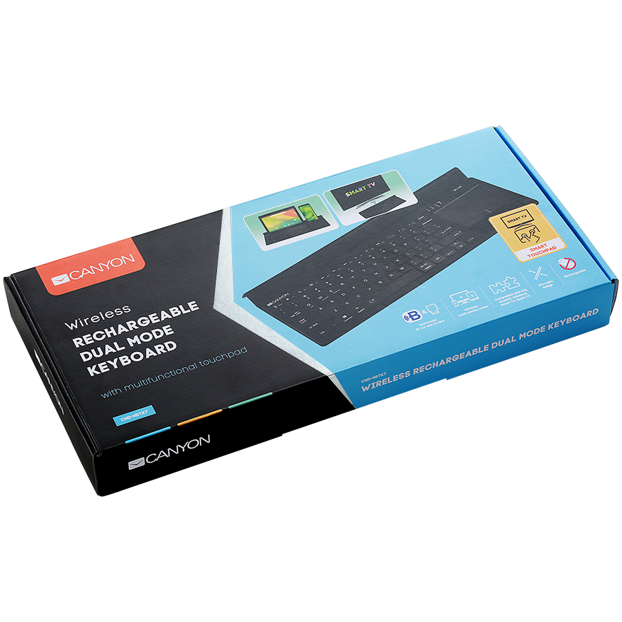 CANYON keyboard HBTK7 EN Touch Wireless  Black
