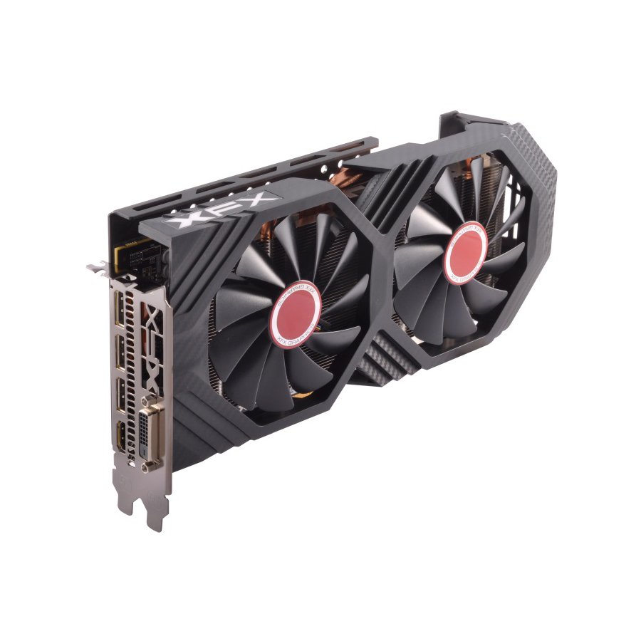 XFX Video Card AMD Radeon RX 580 GTS 8GB XXX Ed. OC 1366 Mhz GDDR5 8GB/256bit Dynamic 22 Blade fan  3X DP HDMI DVI