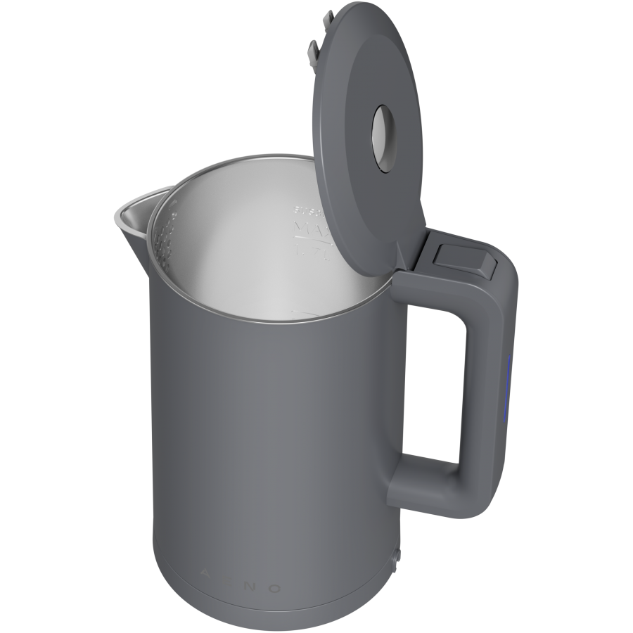 Electric Kettle, gray, 220-240V, 1850-2200W, 1.7L, strix controller