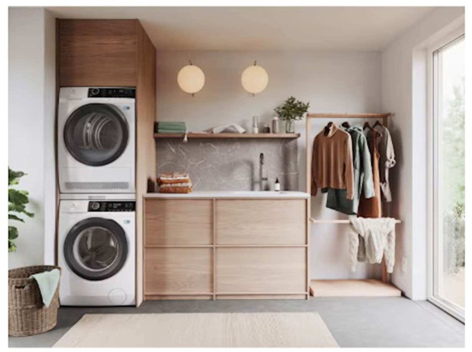 Komplet ELECTROLUX za slaganje s izvlačnom policom E1WYHSK2