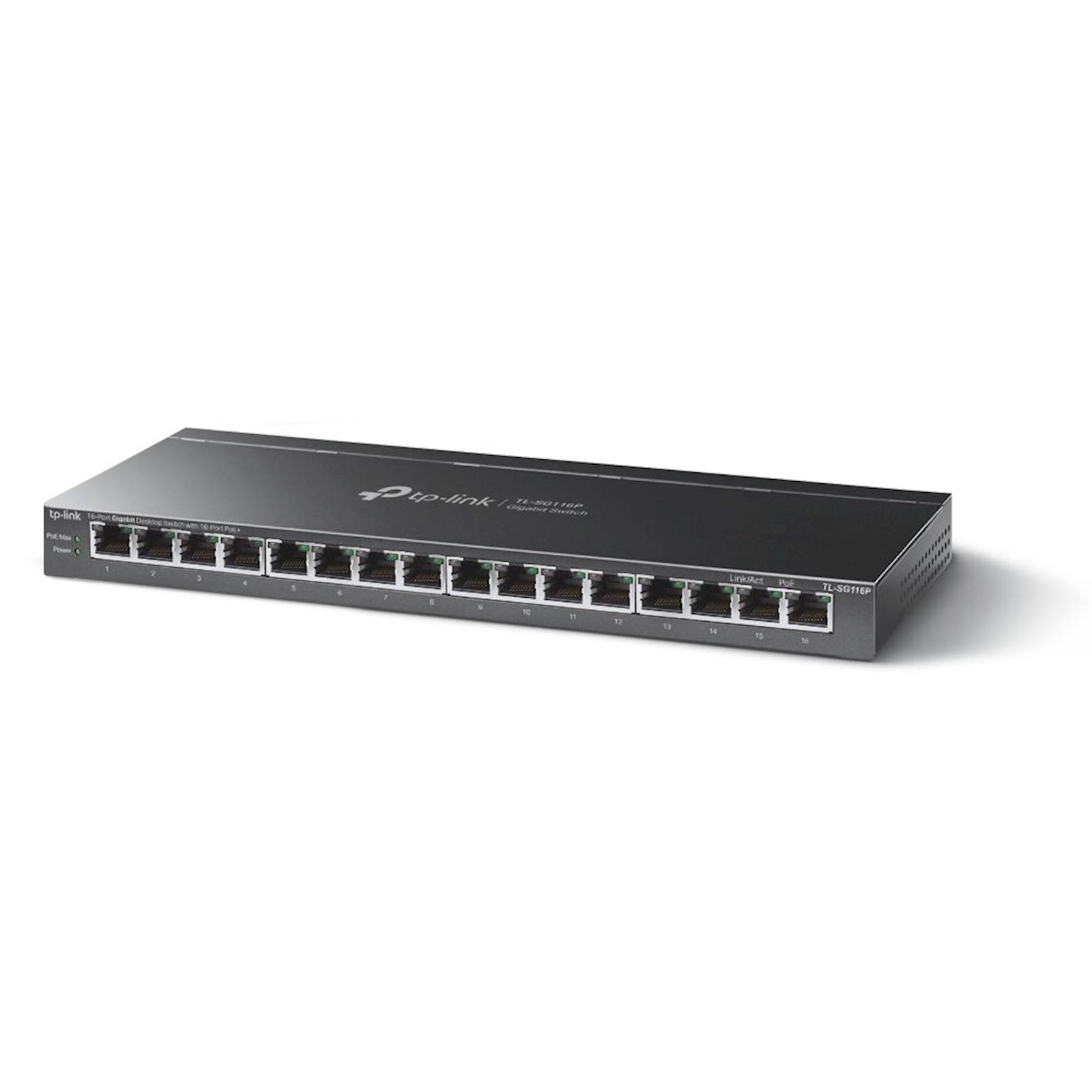 Switch TP-Link Omada 16-Port Gigabit Desk/Rack TL-SG116P 16-Port PoE+