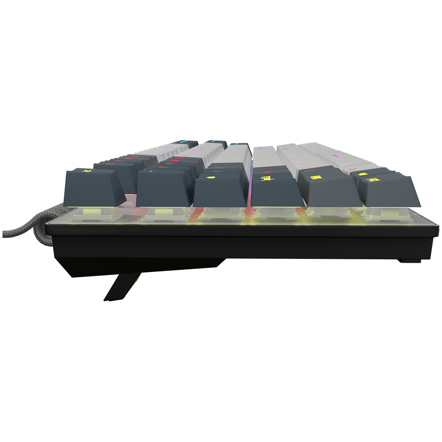LORGAR Gaming Keyboard Azar 514TKL Wired White EN